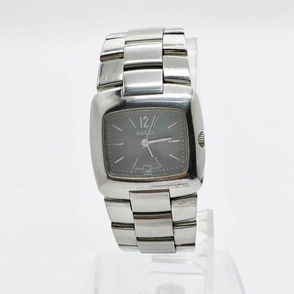 Gucci Watch 8500L Women's Black X Silver 150-070825 - Picture 1 of 9